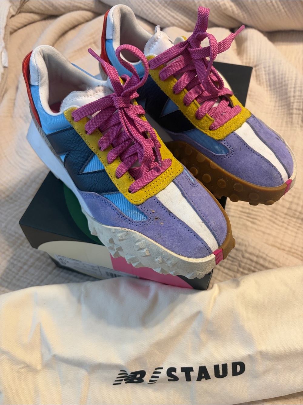 STAUD x New Balance XC-72 'Blue Valiant Poppy' Women's size 6